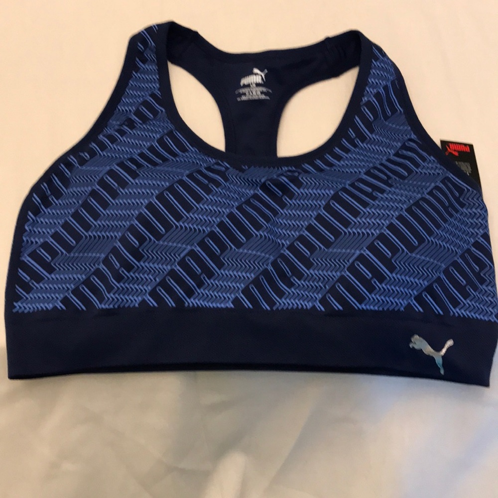 Puma navy blue sports bra